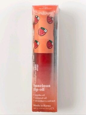 🆕 The Creme Shop Luscious Lip Oil Strawberry Jelly Sealed